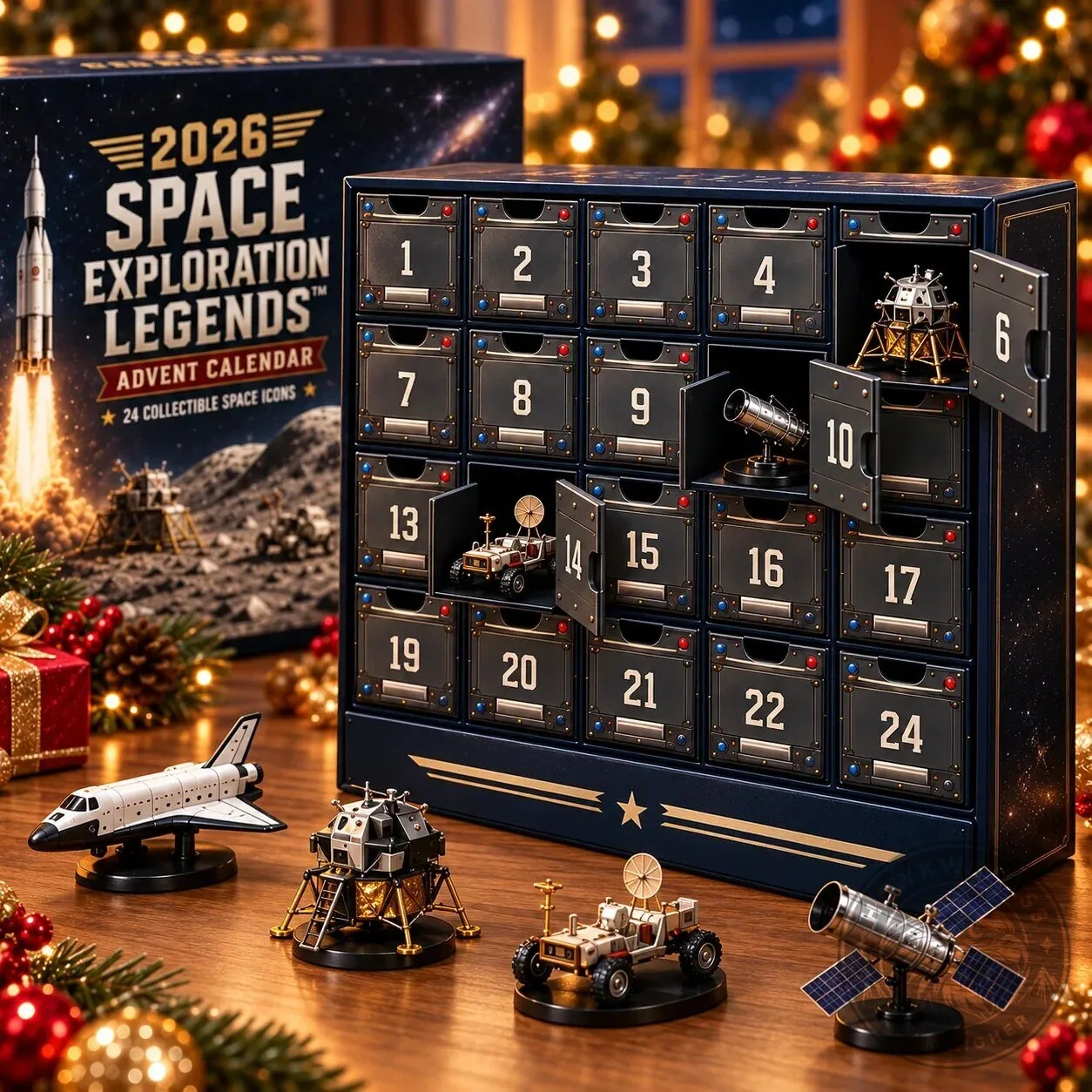 2026 Space Exploration Legends Advent Calendar with 24 Collectible Space Icons 11 2026 Space Exploration Legends Advent Calendar with 24 Collectible Space Icons